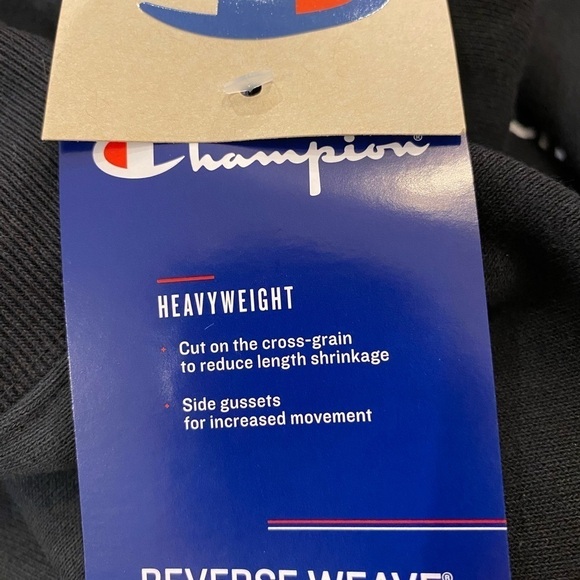 Champion Heavy Weight Black Men’s Hoodie Sweatshirt Size Medium NWT - Picture 8 of 11